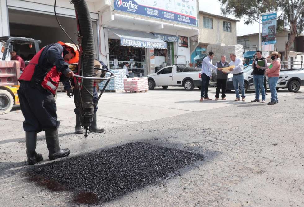 Bacheo de calles, clamor social. 
